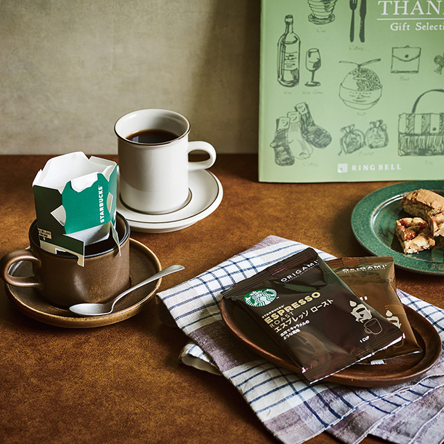 スターバックス オリガミ パーソナルドリップコーヒー＋カタログ式ギフト サンクス ミルクパープル サブ画像1