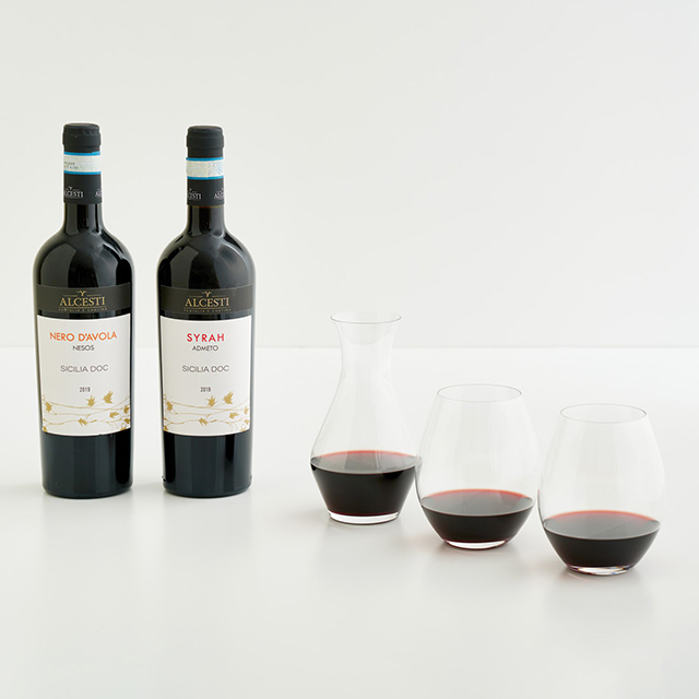 リーデル ワイングラス＆デカンタセット＋イタリア赤ワイン2本セット サブ画像1