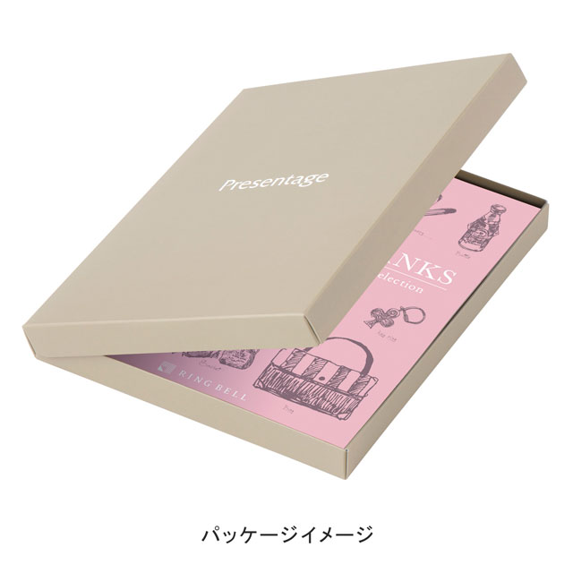カタログ式ギフト サンクス Milk Purple・ミルクパープル＋有料ラッピング(ピンクの扇と飾紐) サブ画像2