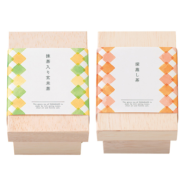 ティーバッグ(茶箱入)2個セット 抹茶入り玄米茶&深蒸し茶 メイン画像