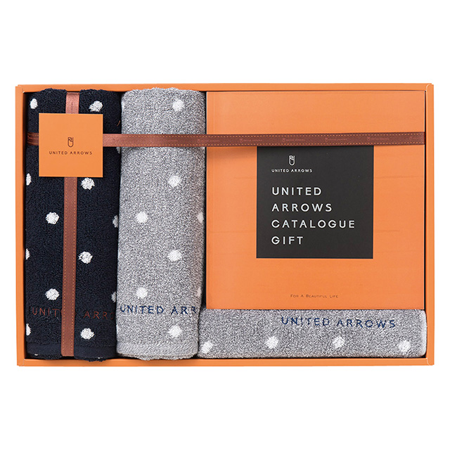 UNITED ARROWS スモールドット タオル3枚&カタログセット