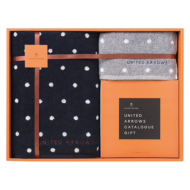 UNITED ARROWS スモールドット タオル2枚&カタログセット