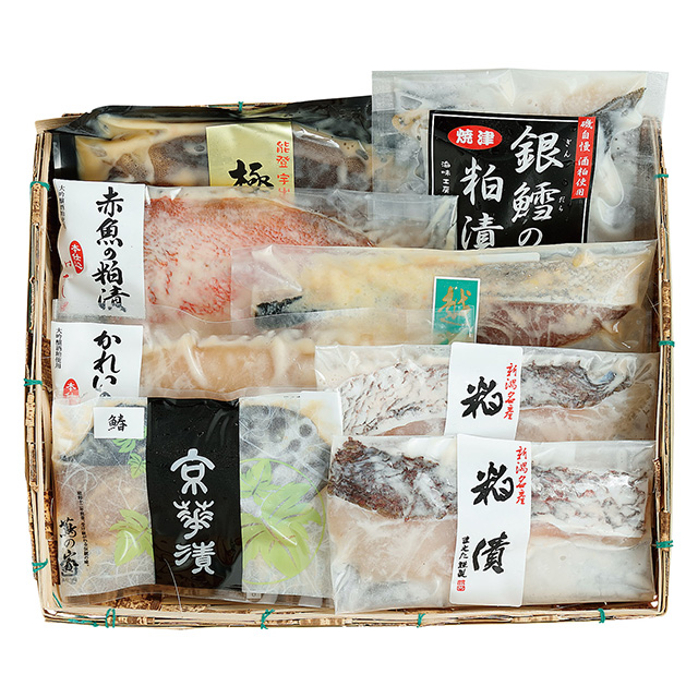やっちゃば倶楽部 漬け魚8種詰合せ