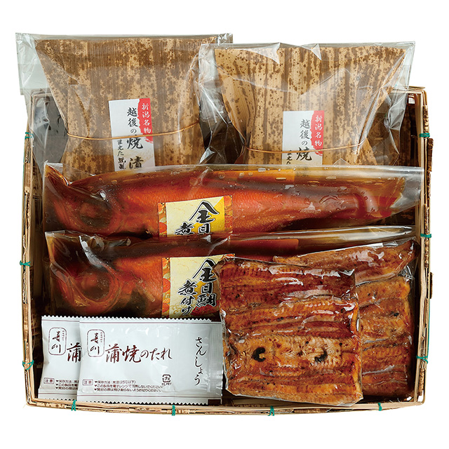 やっちゃば倶楽部 漬け魚2種・煮魚・うなぎセット