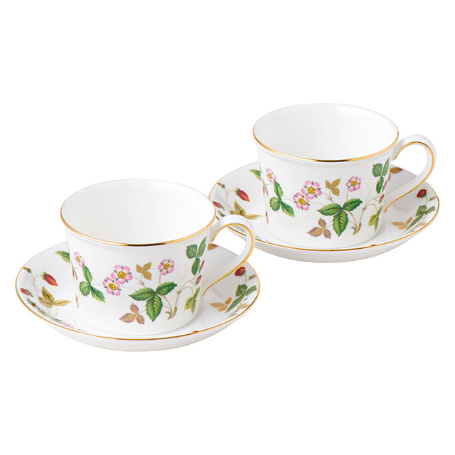 WEDGWOOD ペアティーカップ&ソーサー
