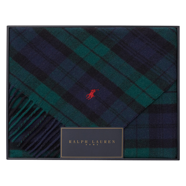 RalphLauren ひざ掛け グリーン