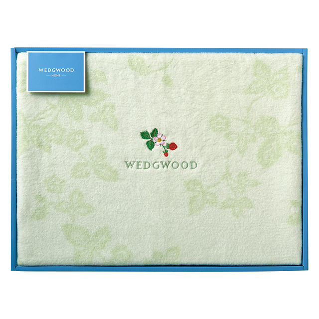 WEDGWOOD 綿毛布(毛羽部分) グリーン