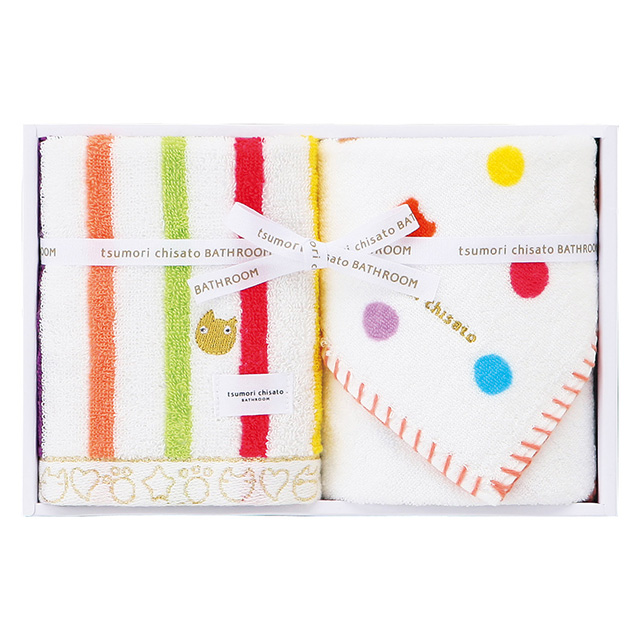 tsumori chisato BATHROOM タオルハンカチ2枚セット