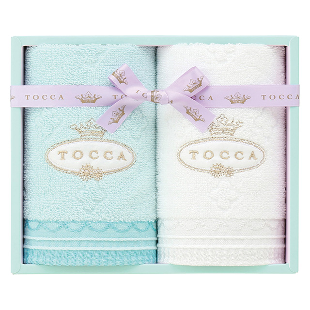 TOCCA ゲストタオル2枚セット ブルー