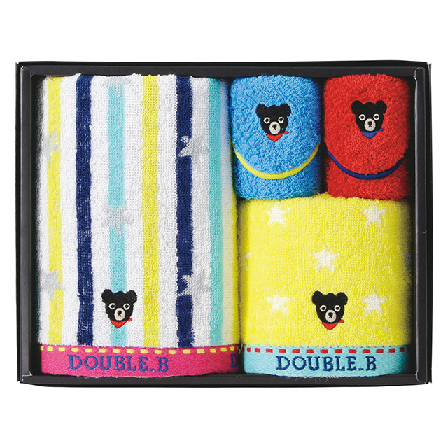 MIKIHOUSE DOUBLE.B タオル4枚セット