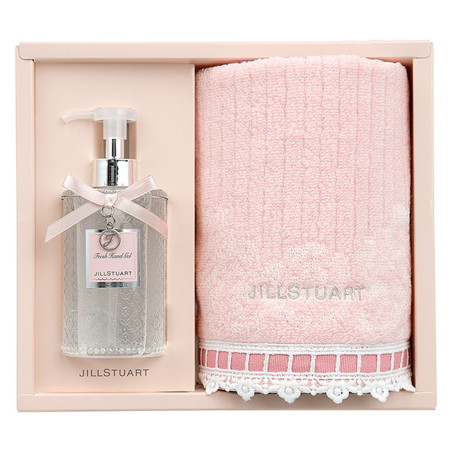 JILLSTUART ハンドジェル&タオルセット ピンク