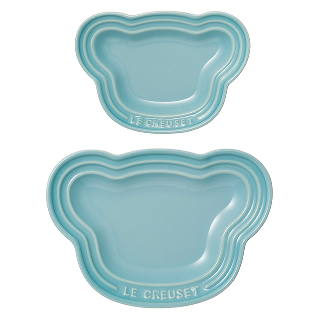 LE CREUSET Baby ベビー・ベアー・プレート・セット パステルブルー