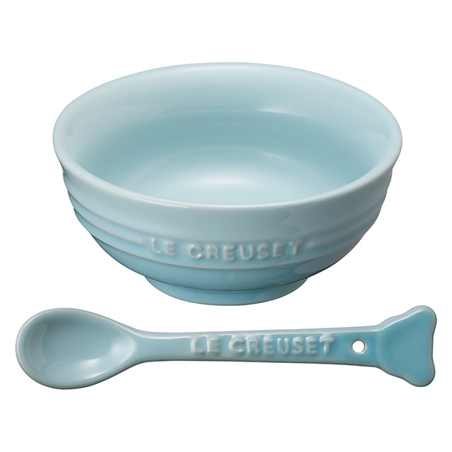 LE CREUSET Baby ベビー・ボール&スプーン・セット パステルブルー