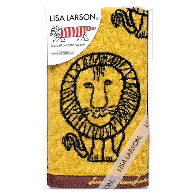 LISA LARSON ウォッシュタオル イエロー