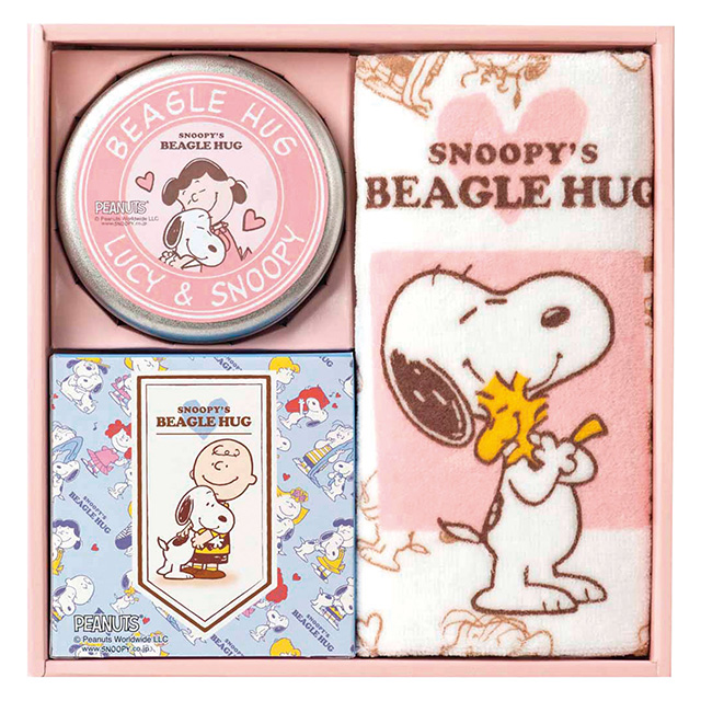 SNOOPY ジョイフルスヌーピー タオル・クッキー・紅茶セット