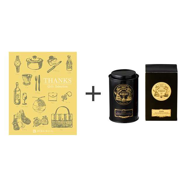 MARIAGE FRERES PARIS マリアージュ フレール リンゴ ポンム+カタログ式ギフト サンクス ミモザイエロー
