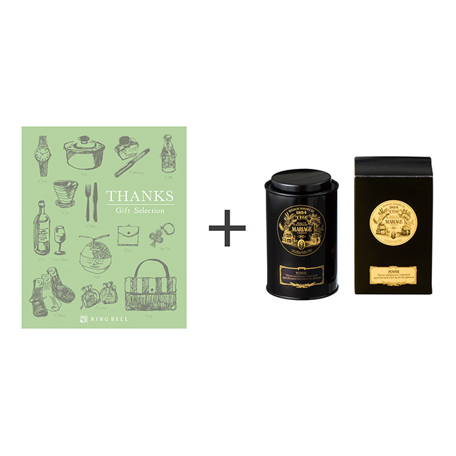 MARIAGE FRERES PARIS マリアージュ フレール リンゴ ポンム+カタログ式ギフト サンクス オリーブグリーン
