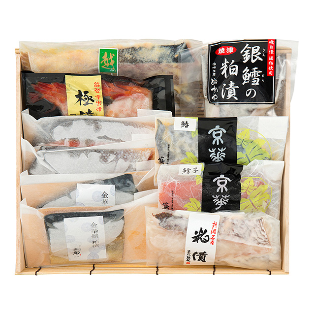 築地魚河岸やっちゃば倶楽部 漬け魚8種詰合せ