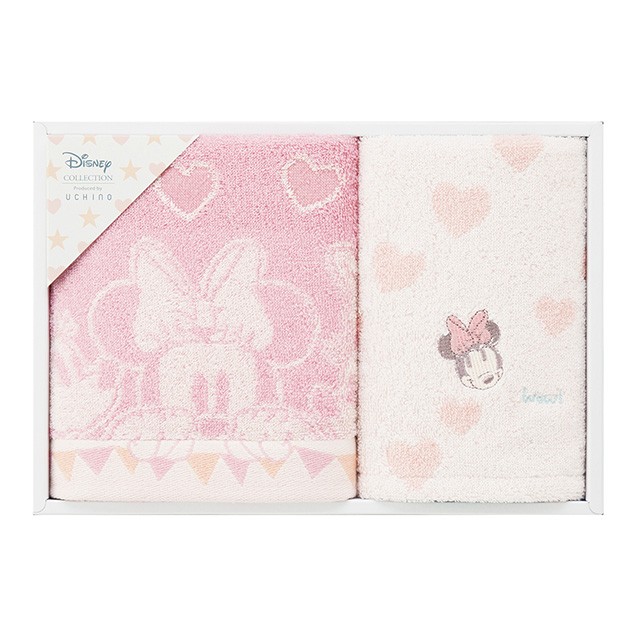 ルックアットミー タオル2枚セット ピンク メイン画像