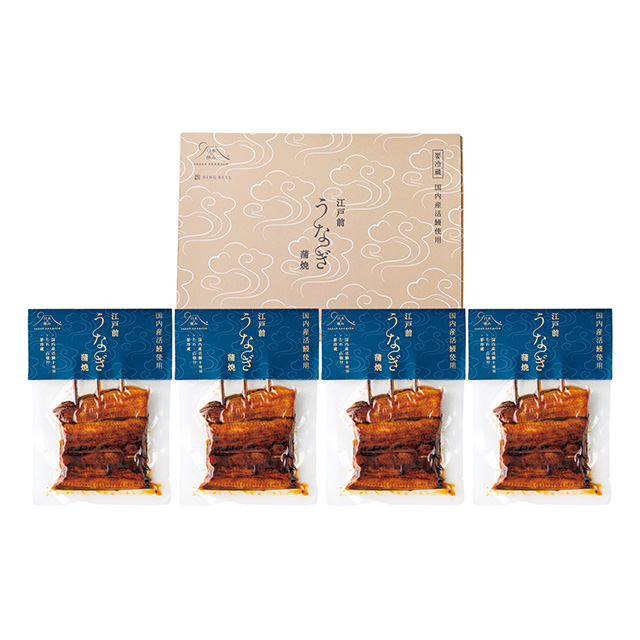 江戸前うなぎ蒲焼4串入 メイン画像