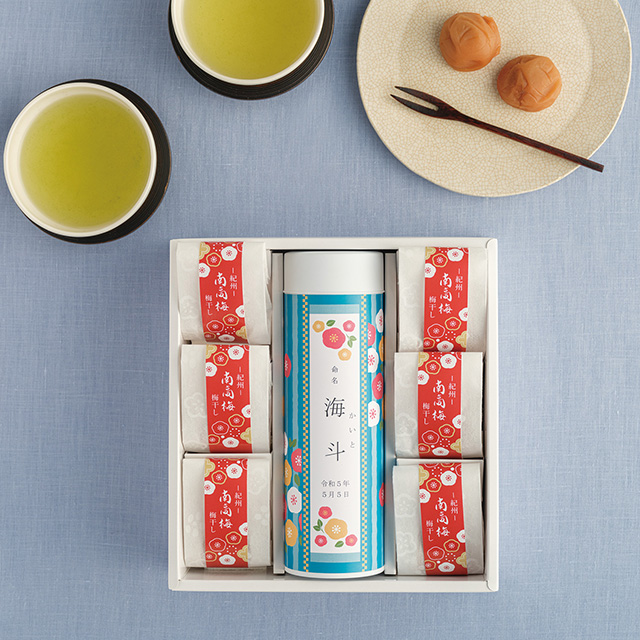 紀州南高梅「つや丸」と静岡茶 メイン画像