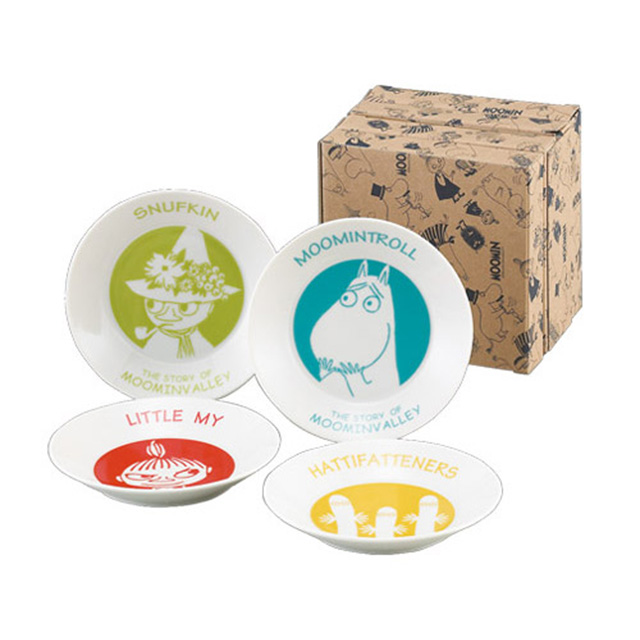 MOOMIN キュートプレート4枚セット