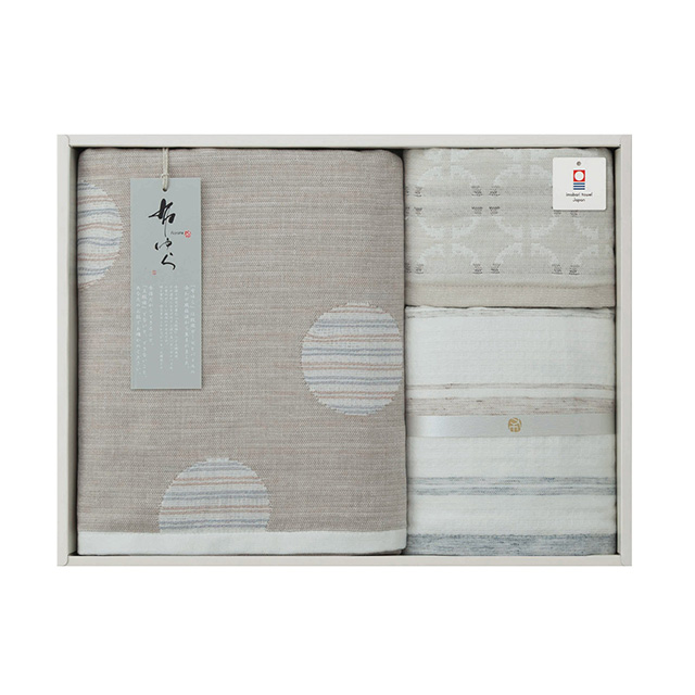 今治 布ゆら タオル3枚セット メイン画像