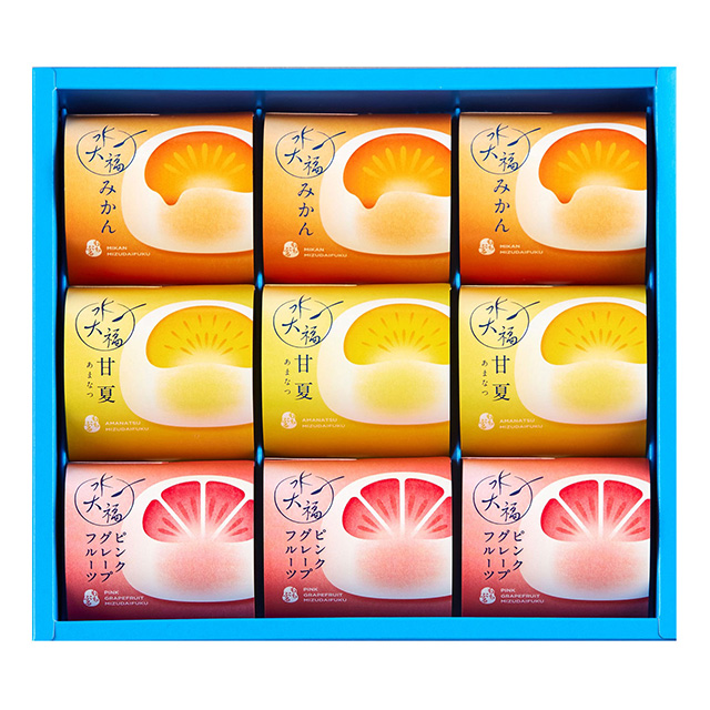 柑橘フルーツの水大福9個入 メイン画像