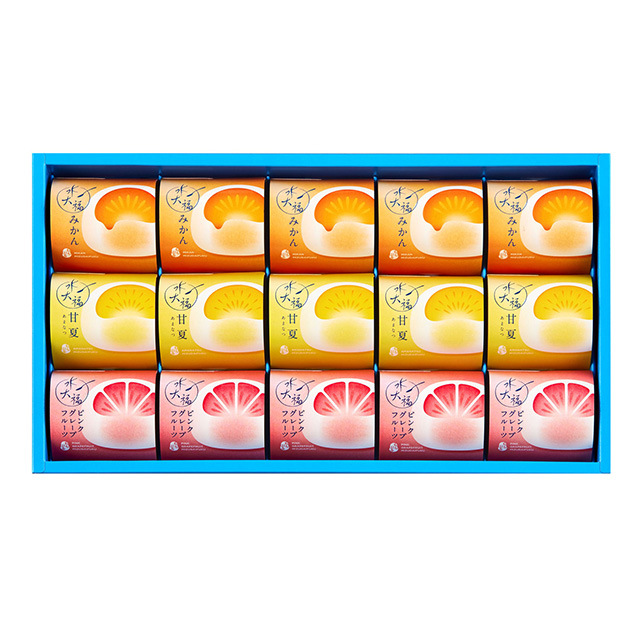 柑橘フルーツの水大福15個入 メイン画像