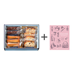 ル・コルドン・ブルー 焼菓子9個詰合せ＋カタログ式ギフト サンクス ホイップピンク
