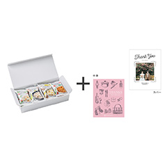 スープストックトーキョー[Soup Stock Tokyo] スープストックトーキョー 4種のOkayuセット8個入り＋表紙になれるカタログ式ギフト Thank You版 ホイップピンク