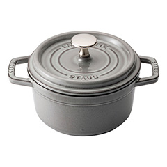 ストウブ[staub] ピコ・ココット・ラウンド16cm グレー