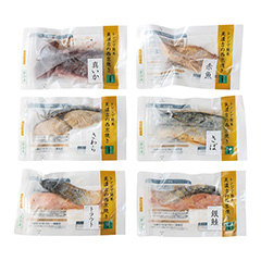 料亭の西京焼き魚6種食べくらべ