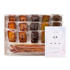 シロカネスイーツトーキョー フィナンシェ5種15個入と和三盆のパウンドケーキ