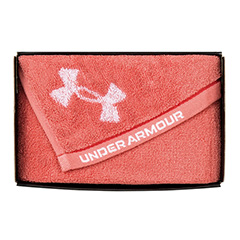 アンダー アーマー フェイスタオル ピンク