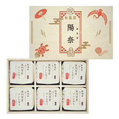 越後ファーム 新潟県奥阿賀産こしひかり6個(木箱入り)レッド【七五三】