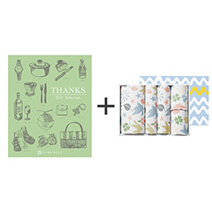カタログ式ギフト サンクス オリーブグリーン＋タオル5枚セット