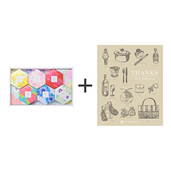 銀座鈴屋 銀座六花(りっか)6種セット＋カタログ式ギフト サンクス シルクブロンズ